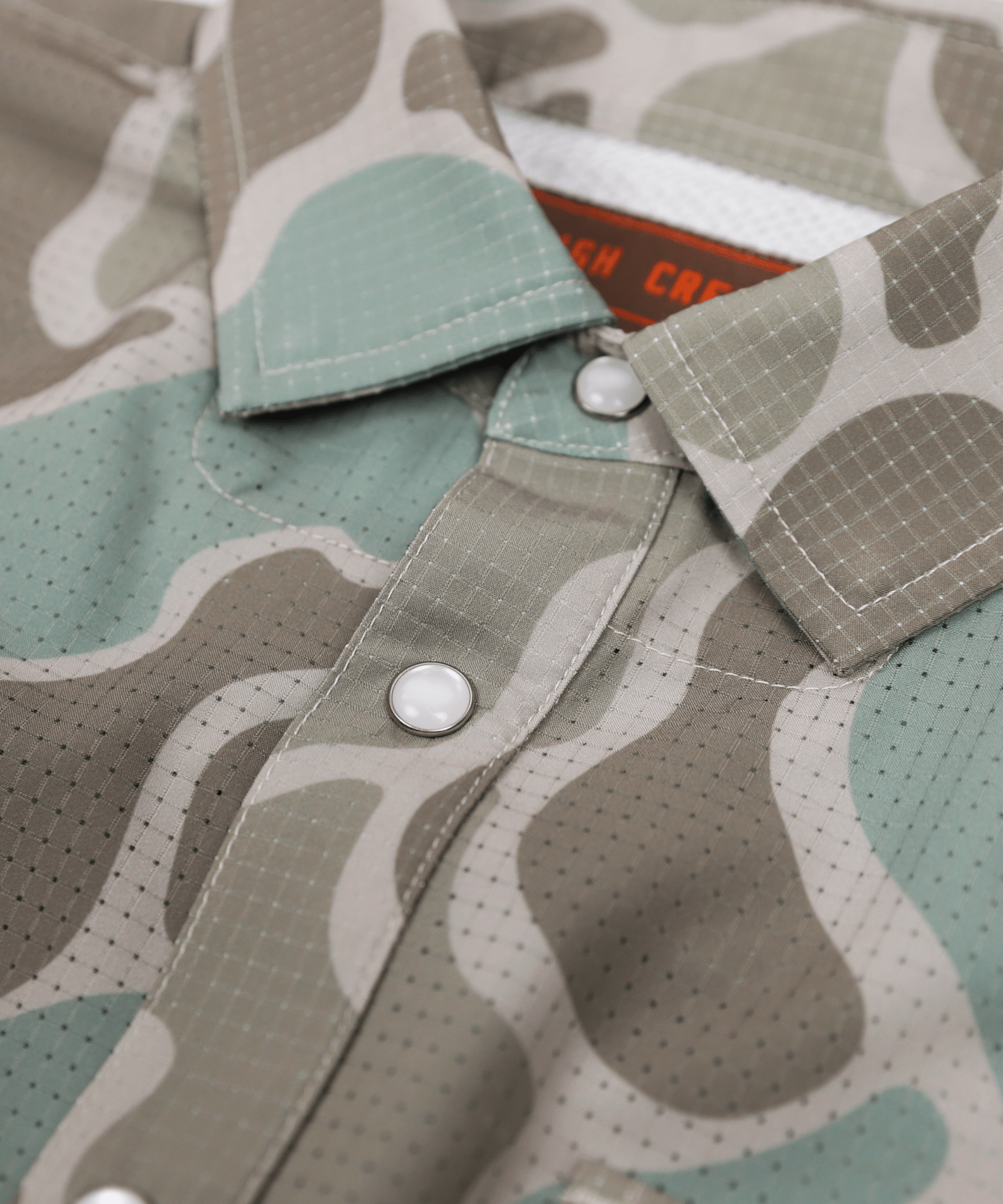 Youth Cole Camo Button Up - High Creek