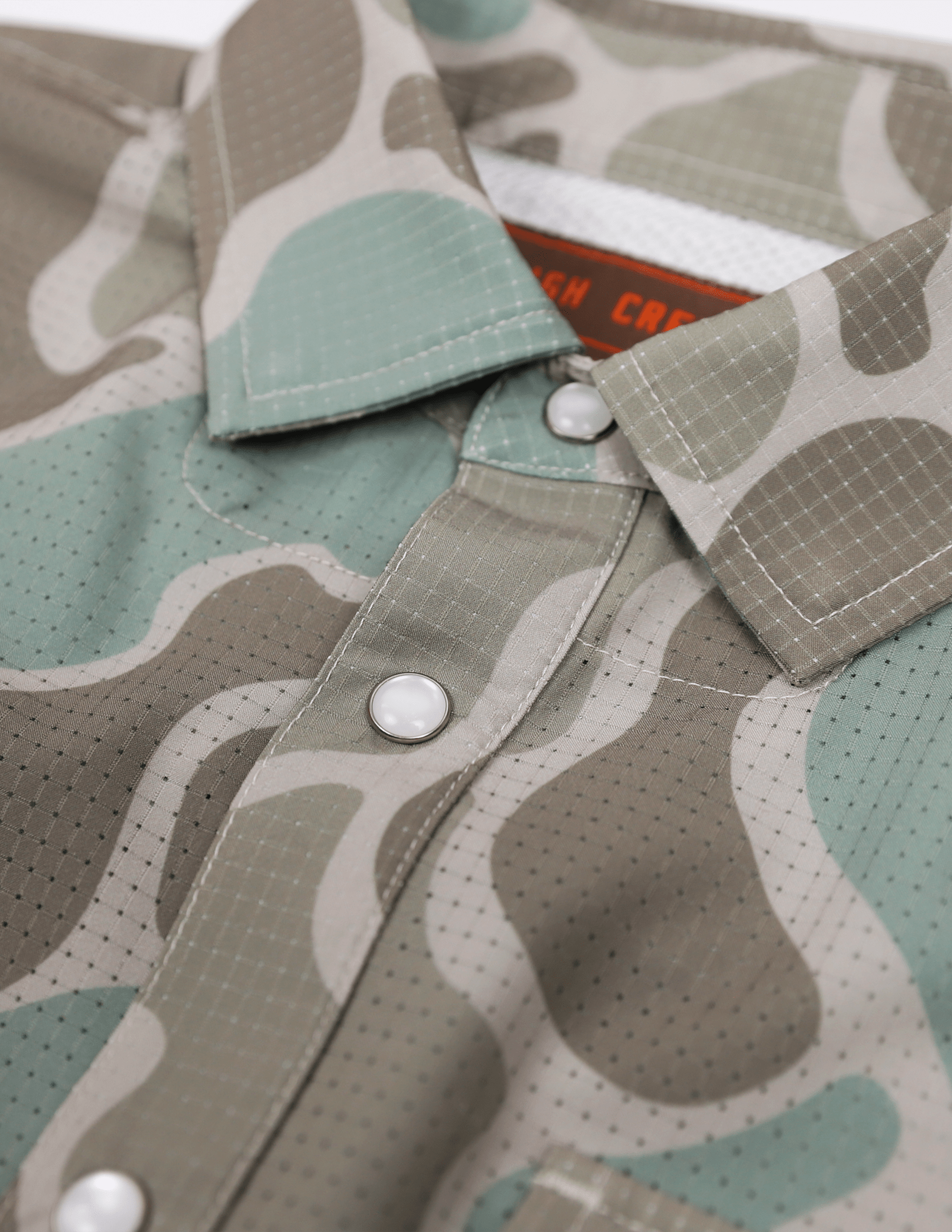 Youth Cole Camo Button Up - High Creek