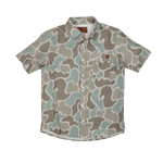 Youth Cole Camo Button Up - High Creek